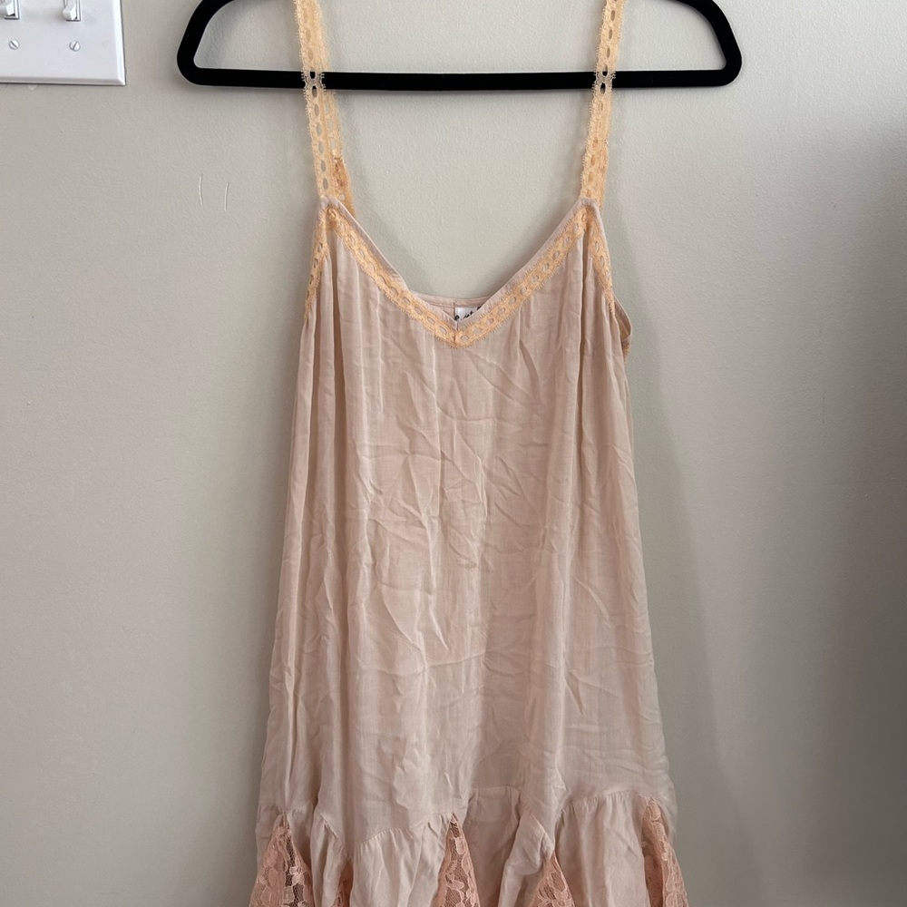 Free people lace slip dress
